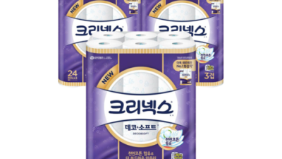 쟁여두면 맘 편한 크리넥스 데코앤소프트 35m 24롤 후기 🧻✨